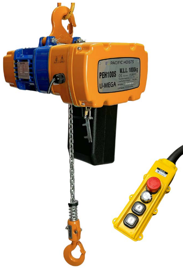 Pacific PEHs single phase electric chain hoist hire Sydney